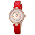 outfit Strap Crystal Wristwatch Women Watch Dial Watches Leather Fashion Luxury Ladies Bracelet SKMEI Top 2025 Quartz Brand