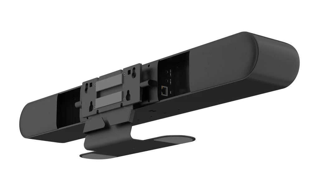 4K UHD All-In-One Auto 20W BZBGEAR Bar Video HDMI/USB-C Intelligent Tracking (Black) and with Speakers/6-MEMS Microphones