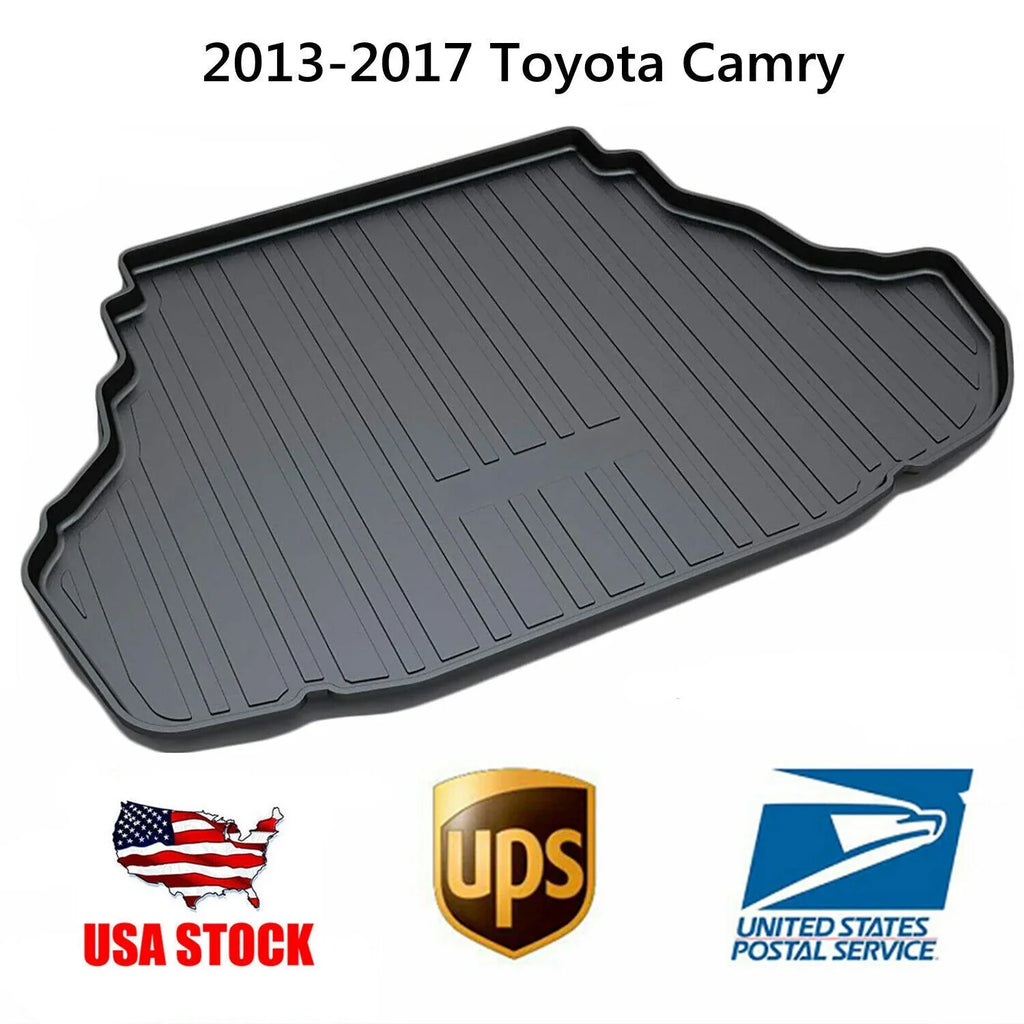 2013-2017 Cargo for Easy Mats Camry TPO Trunk Carpets Liner Clean to