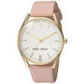 and West Pastel Women's Watch Strap Pink Gold-Tone NW/1994WTPK Nine