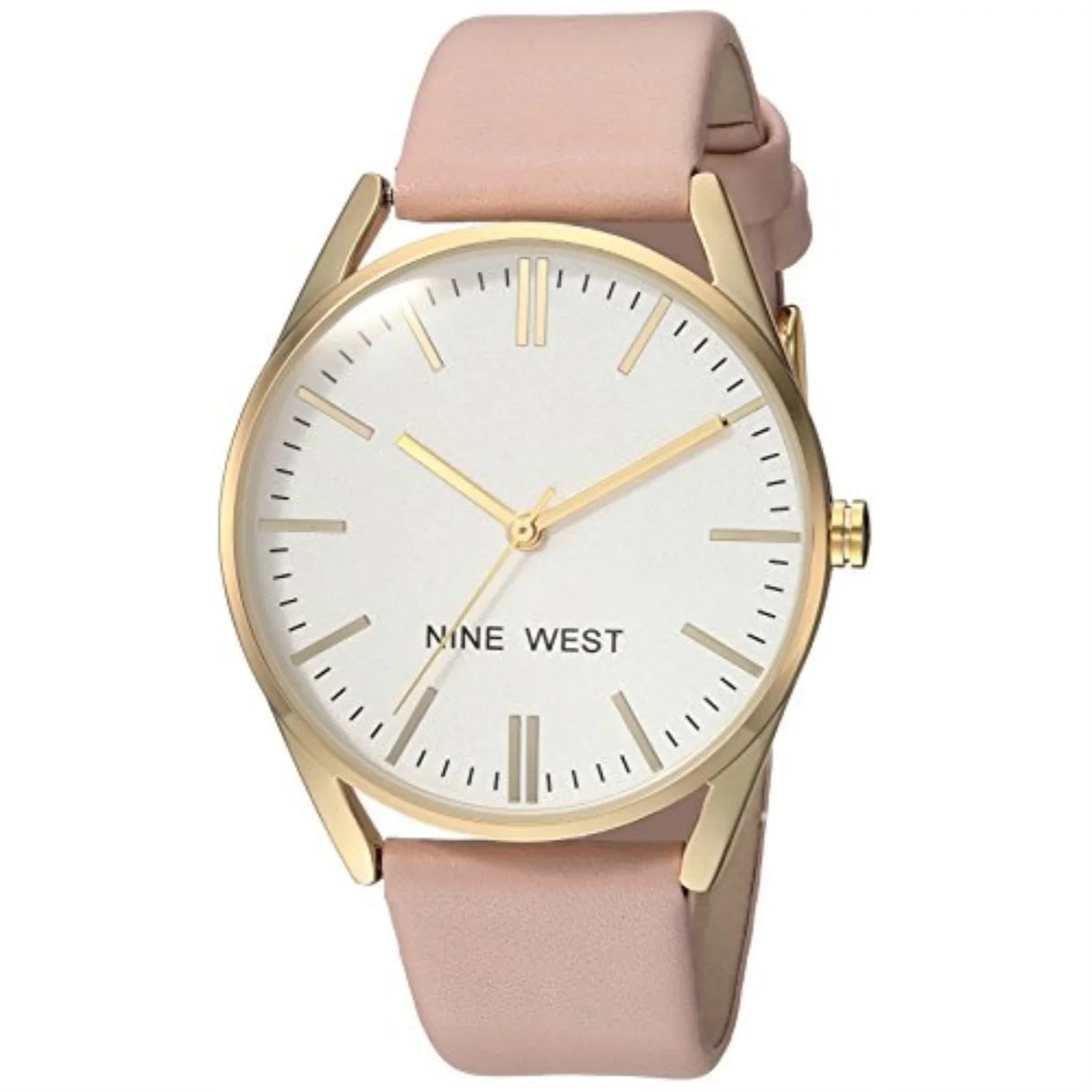 and West Pastel Women's Watch Strap Pink Gold-Tone NW/1994WTPK Nine
