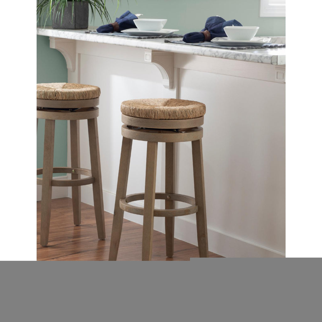 31 with Morgan Powell Rush Swivel Stool Bar Natural in. Natural -