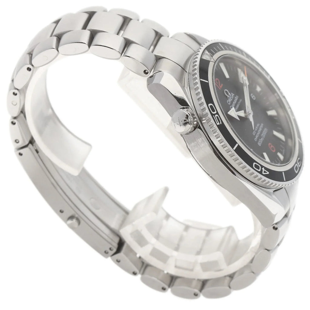 Stainless 2201.51 Men's Co-Axial Ocean Pre-Owned Seamaster Watch Omega (Good) Steel/SS OMEGA Planet