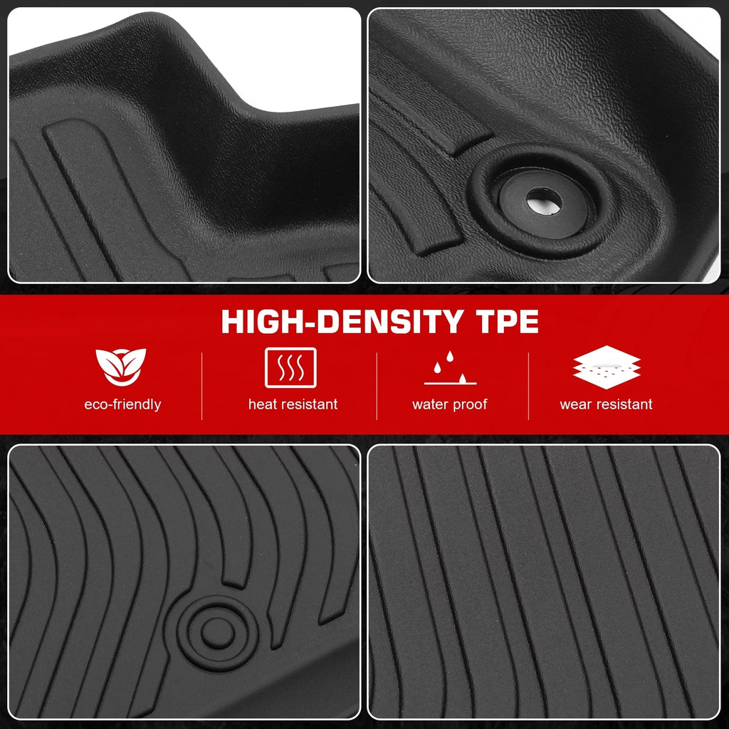 climate Protection Molded 2nd Black HR-V, Row Compatible Ikon Cover Protector Cargo Honda Tray Motorsports Front Boot Liner Pad Mats Carpets Floor Mat All 3D With 1st Rear 2023-2024 Trunk & TPE