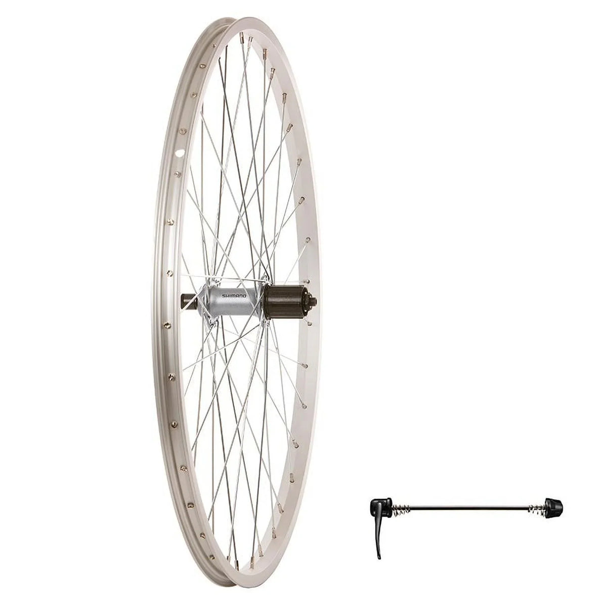 26'' 36, FH-T3000, / C1000 Wheel Rim, HG QR, Silver/ Rear, Holes: Alex 559, Shop Acera 135mm, Wheel,