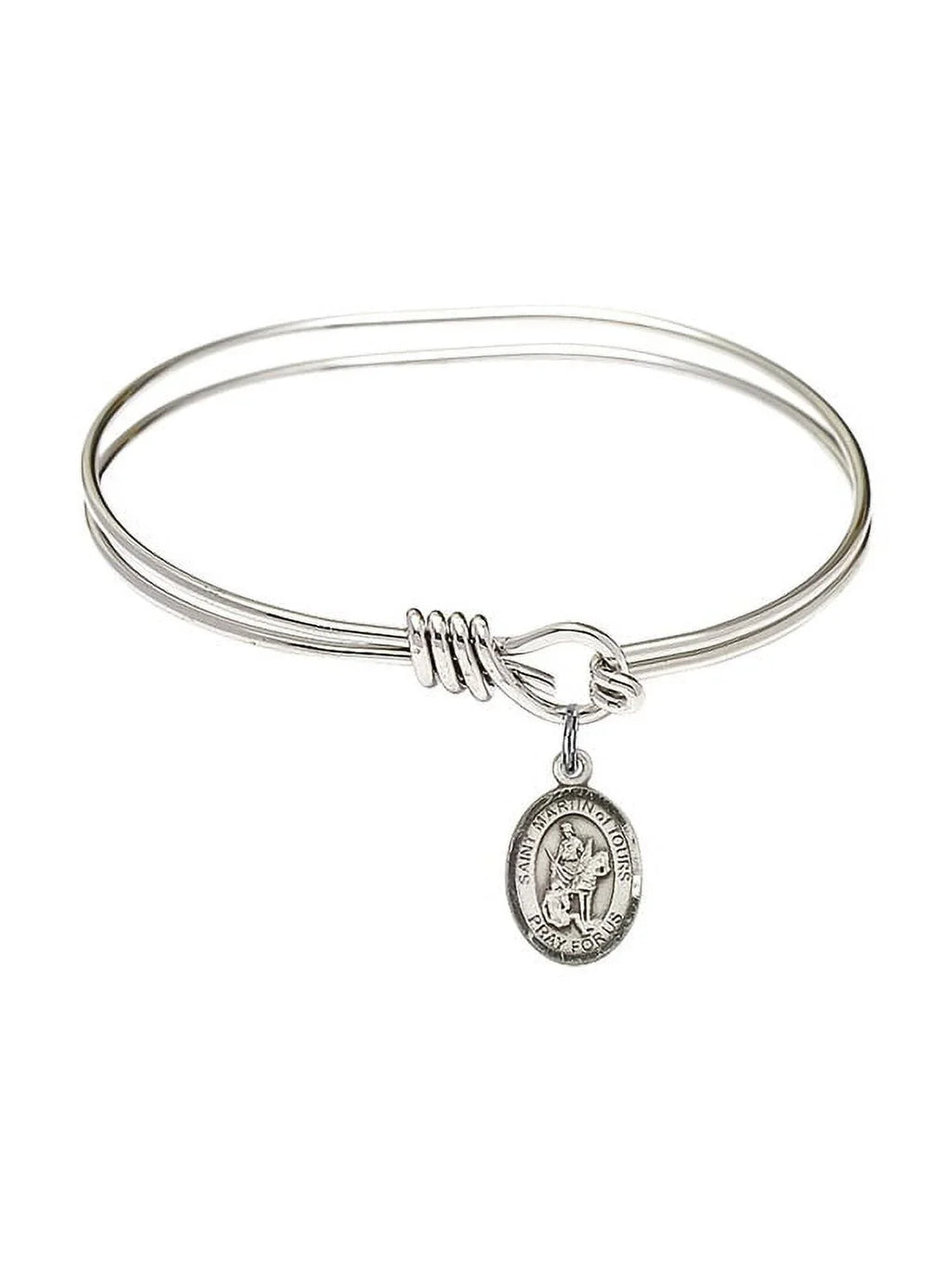 Bracelet inch Bangle of w/ Silver 3/4 Oval Martin Eye Sterling 5 St. in Hook Tours