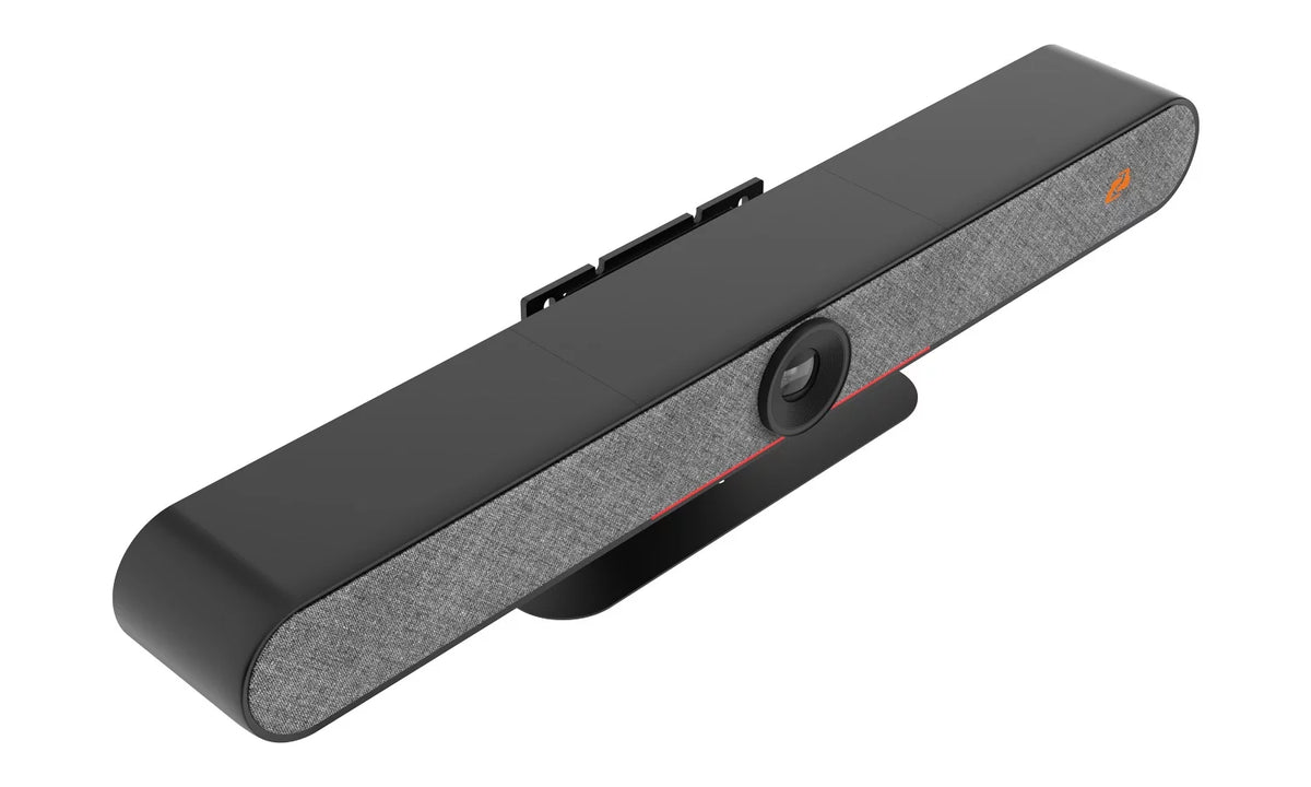 4K UHD All-In-One Auto 20W BZBGEAR Bar Video HDMI/USB-C Intelligent Tracking (Black) and with Speakers/6-MEMS Microphones