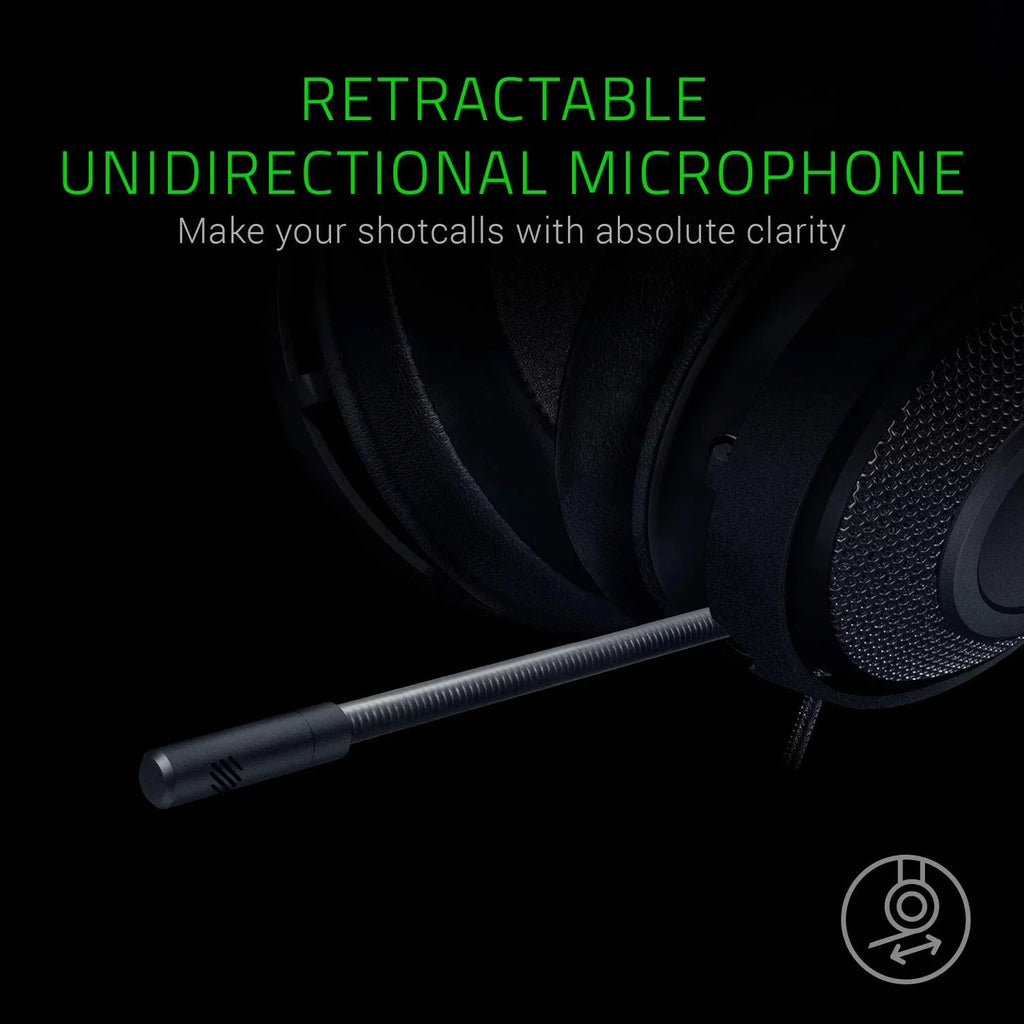 mm Audio Headset: X Aluminum for Gaming Kraken used Series Frame, Razer Switch, Xbox Mobile, Retractable Lightweight 3.5 PS4, Microphone, & Jack PS5, PC, Xbox S, Isolating Noise One,