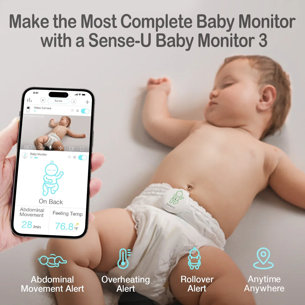 Detection, Monthly Smart Background 2K with Monitor(FSA&HSA Audio, Video Vision, Sense-U Night Crying Person/Baby Eligible) Baby Pan-Tilt-Zoom, No 2-Way Zone Talk, Fee, Sound/Motion Activity