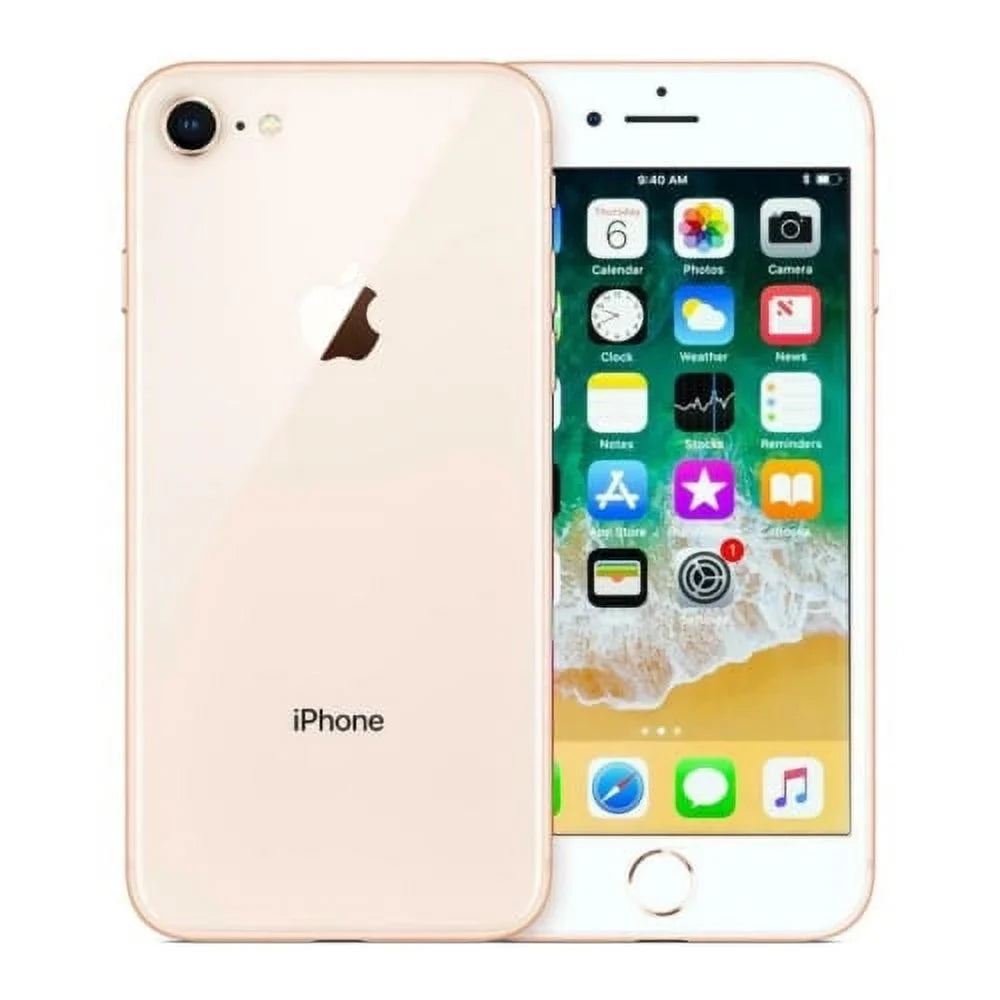 (Refurbished) Unlocked GSM - 8 iPhone Gold 256GB AT&T T-Mobile Smartphone Restored Factory
