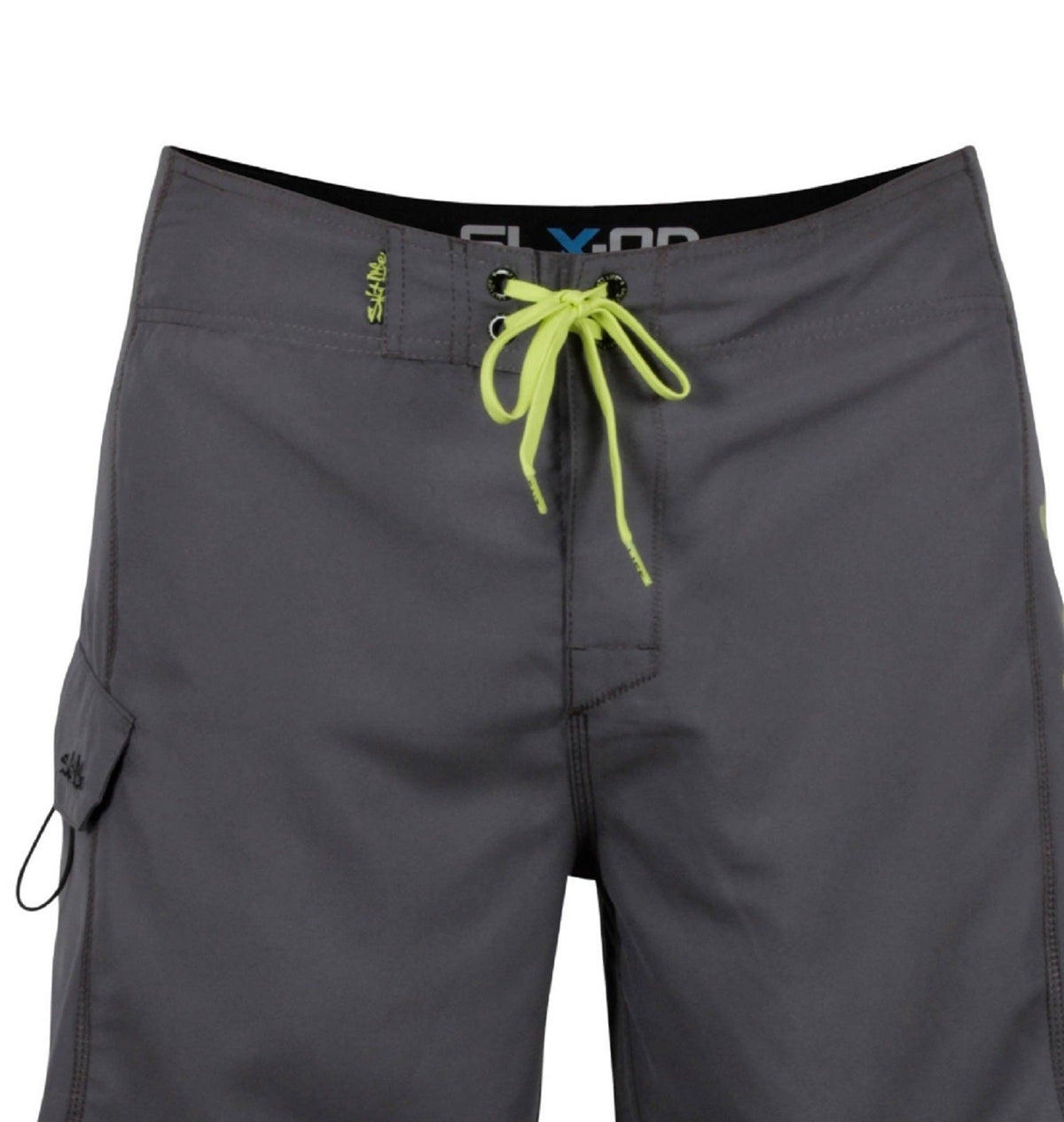 Life dimension Bomberz Stealth Men's Aqua Salt 32 Gray Shorts