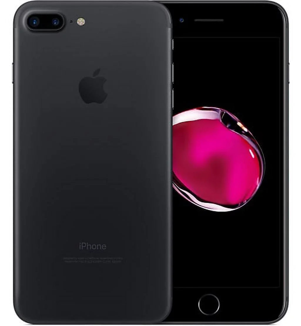 Talk/TracFone (Refurbished) Straight iPhone 7 32GB, - Black Plus Locked Restored