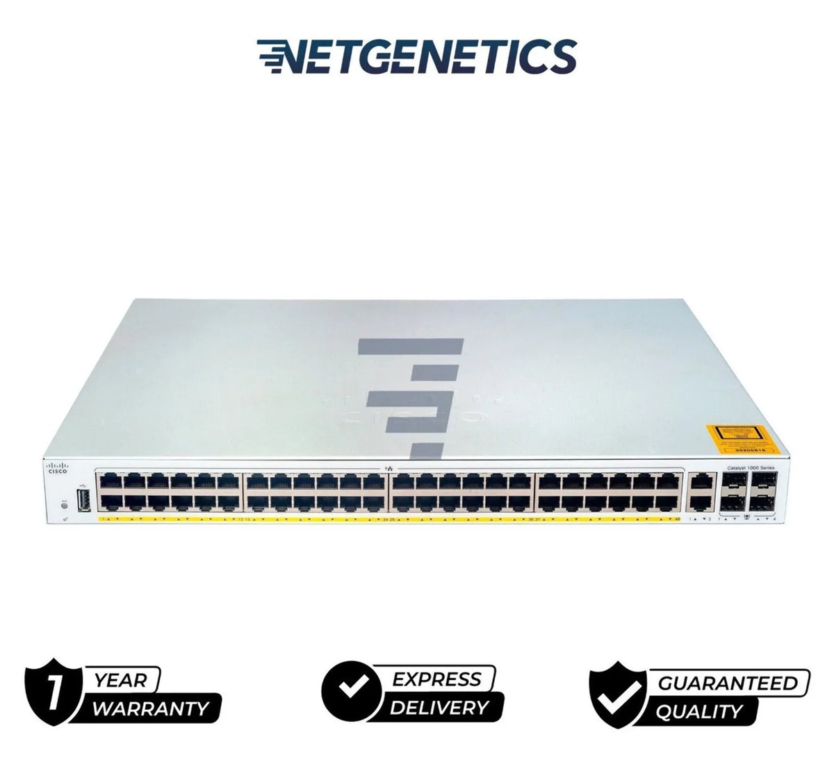 48 Gigabit PoE+ Catalyst Network Ethernet Cisco C1000-48P-4G-L Switch