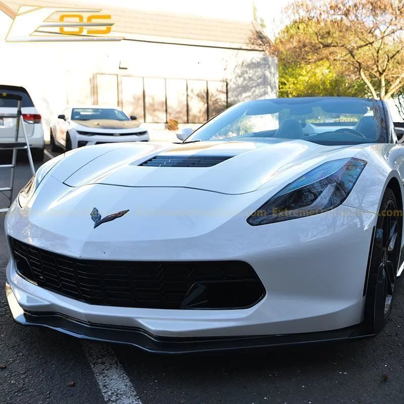 | Front Chevrolet Bracket) Camera Replacement GM Metallic Extreme Z06 Bumper C7 Front All Models (with Carbon Factory Corvette design Grille Flash for Store Cover Lower 2014-2019 Online Painted