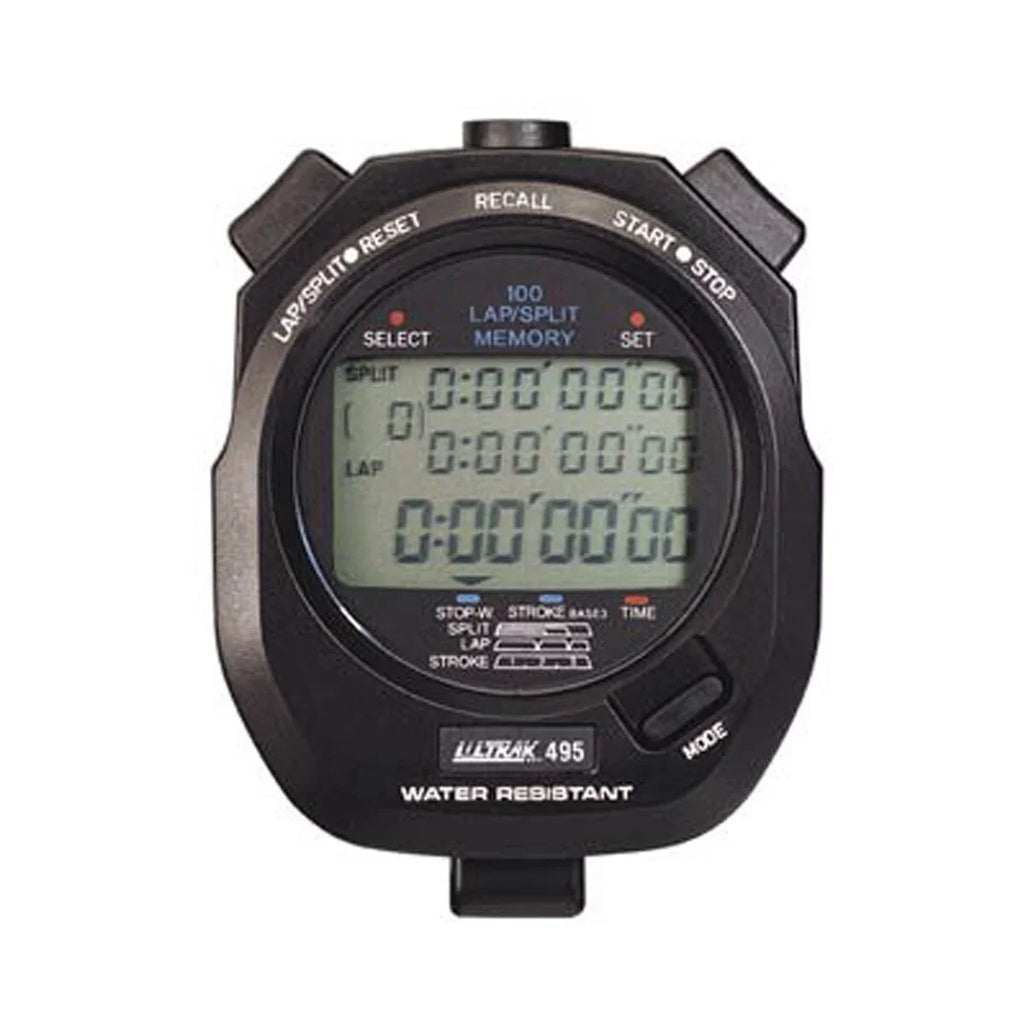 Stopwatch 495-100 Memory Split Black Ultrak Dual -