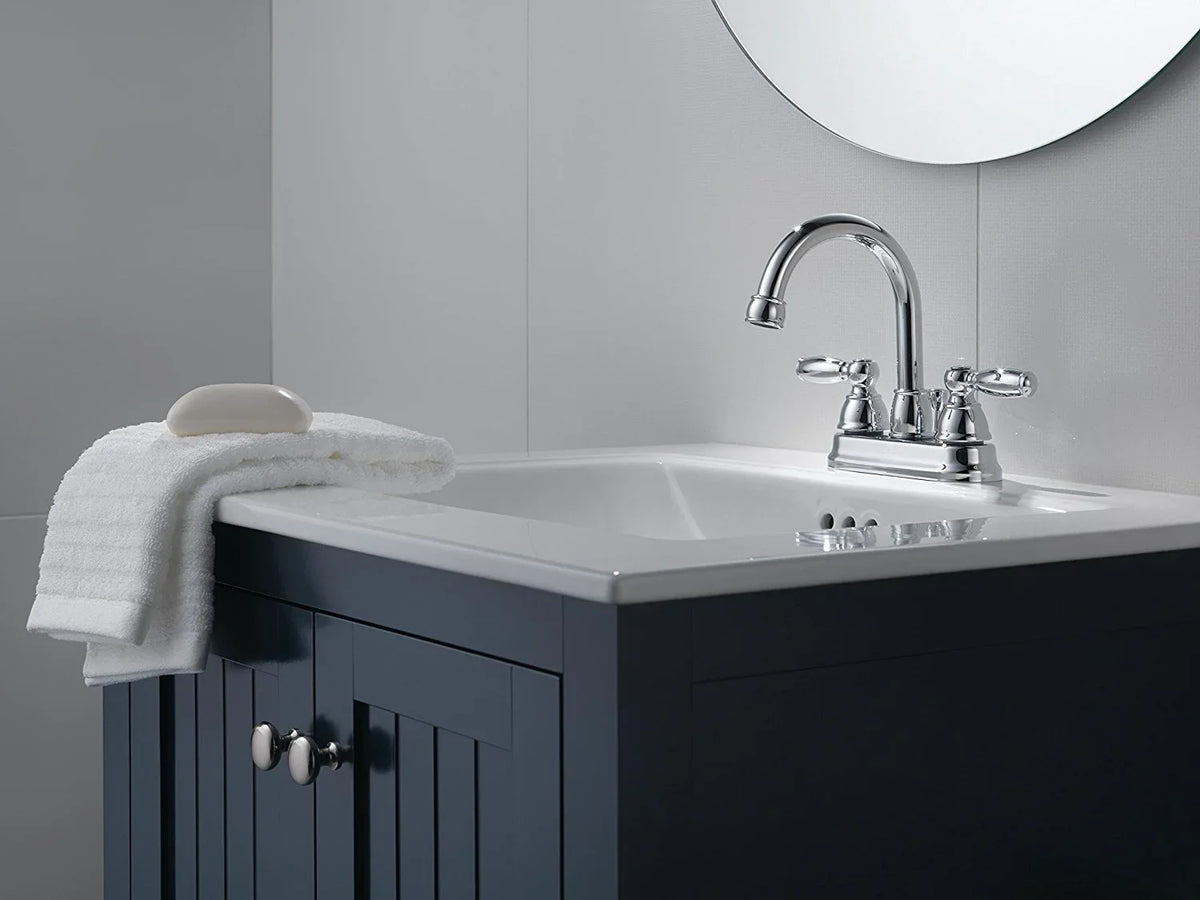 Faucet Claymore Handle P299685LF Peerless in Bathroom Two Chrome