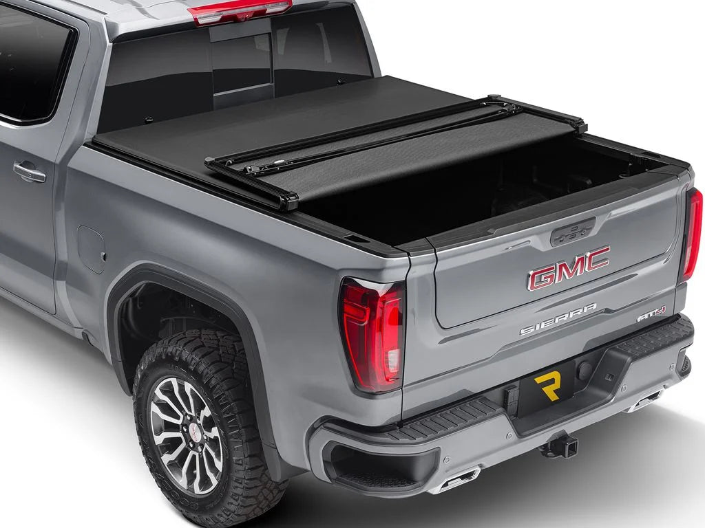 Bed Tonneau Tailgate Ram by Cover and Folding (76.3") | Trifecta Bed Soft Compatible 90422 RealTruck ALX with Dodge (Split) Multi-Function 4" Truck w/o 2019 Extang 2024 | 1500 6' w/ -