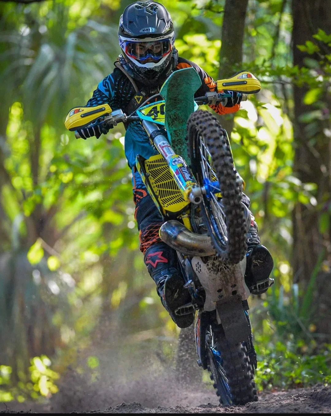 for KTM/Husqvarna Radiator Enduro 16-21 Blue Custom Guards Engineering Billet