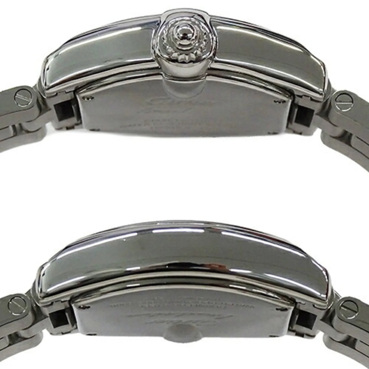 Stainless Ladies SS Steel Date Silver Quartz W62016V3 Cartier Pre-Owned (Fair) SM Roadster Polished Watch