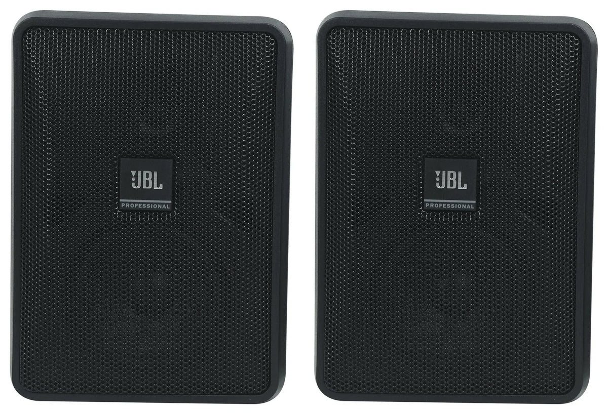 Indoor/exterior JBL Control Amp Black Speakers 3" Commercial (4) 70v Wall + 23-1