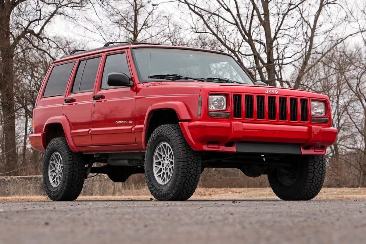 II Suspension Add N3 1984-2001 Jeep Leaf Lift Series Country | Cherokee 3" (fits) | 670XN2 Shocks Rough Kit | XJ