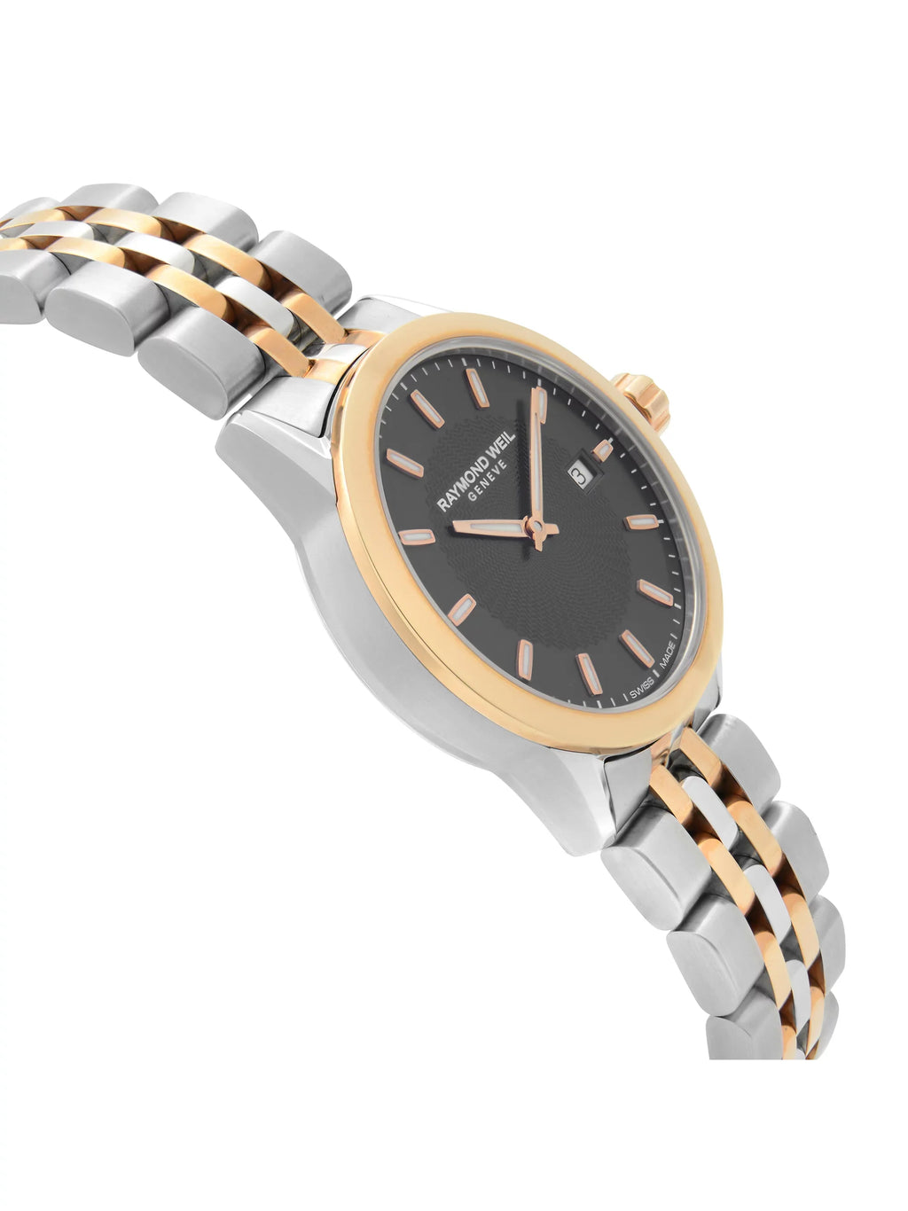 Raymond 5629-SP5-20021 Freelancer Ladies Watch Weil Dial Two-Tone Steel Black