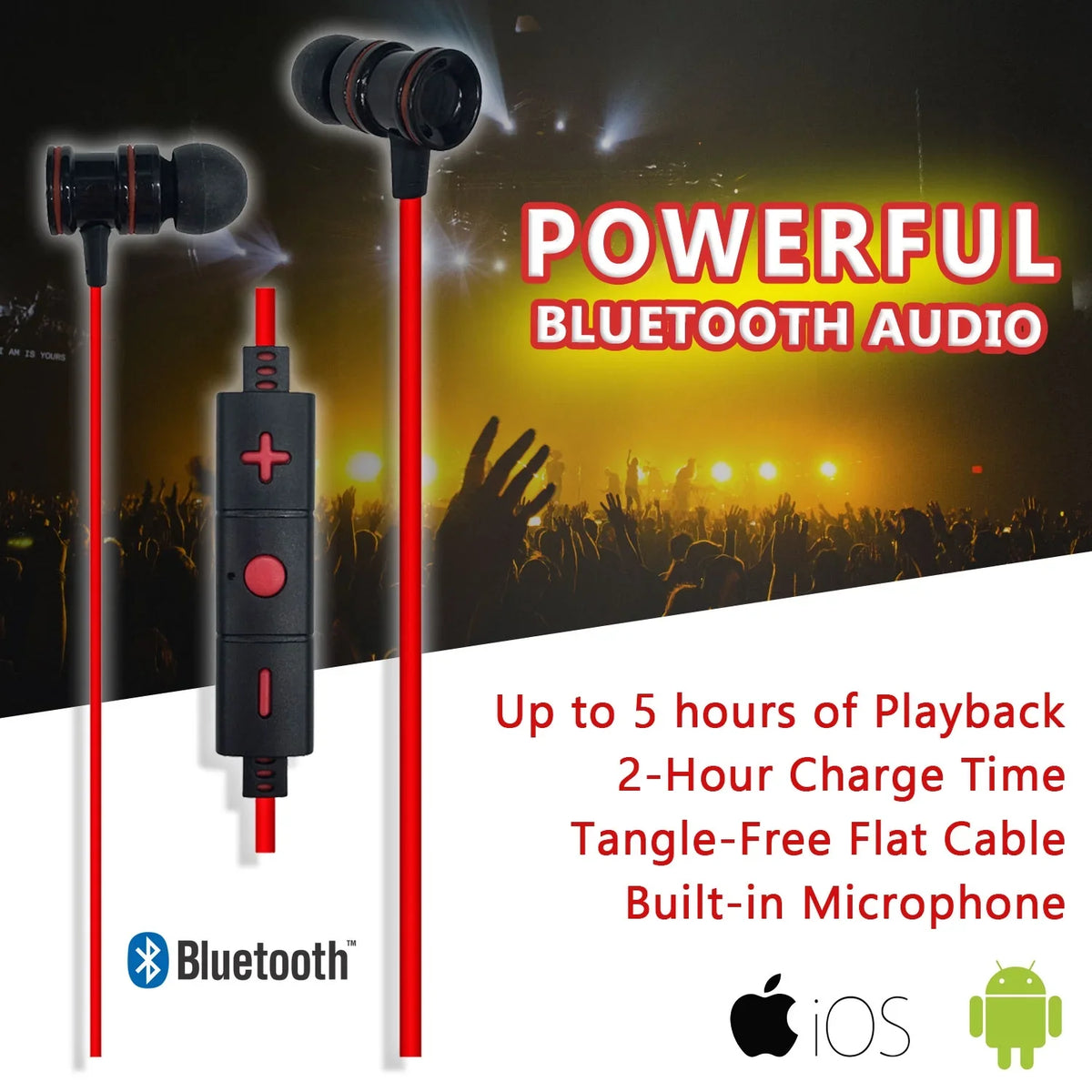 In-Ear Gear Headphones Player (BDP-S3700) Disc Streaming Blu-ray with Deco Wi-Fi