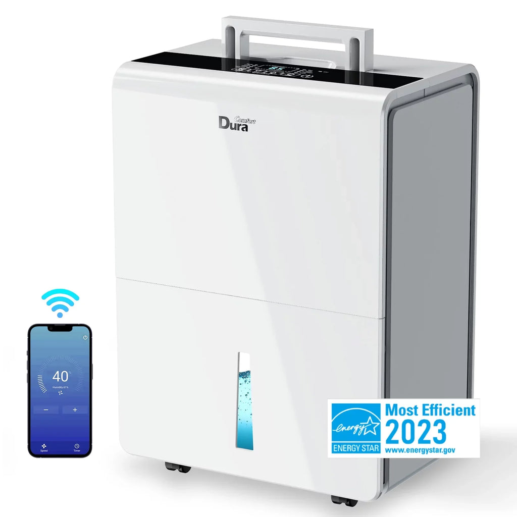 3000 to Dehumidifiers 2012 Standard) Pint Basement,up Sq.ft WIFI DuraComfort DOE 35 for Dehumidifier with Pint (50