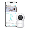 Detection, Monthly Smart Background 2K with Monitor(FSA&HSA Audio, Video Vision, Sense-U Night Crying Person/Baby Eligible) Baby Pan-Tilt-Zoom, No 2-Way Zone Talk, Fee, Sound/Motion Activity