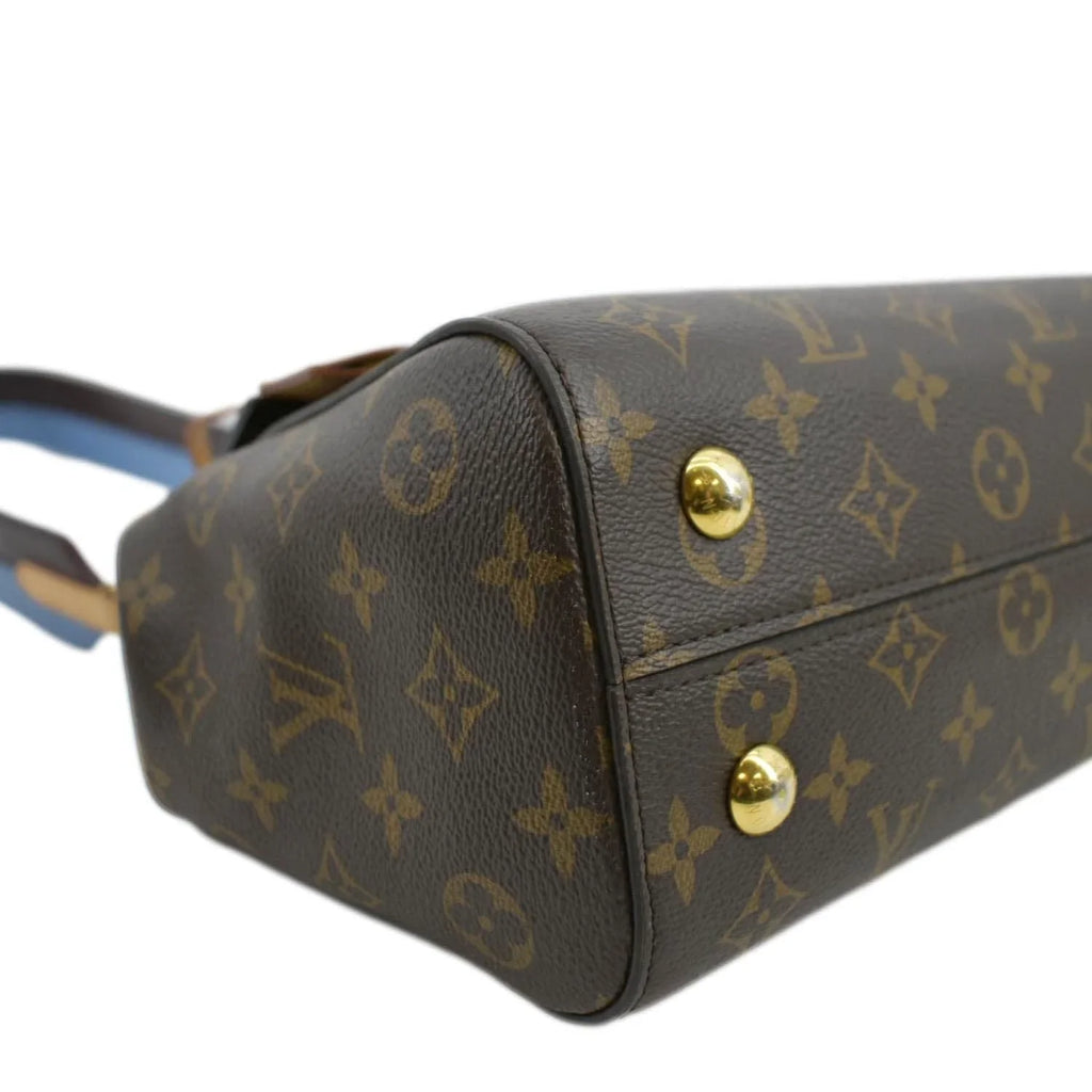 Cluny Monogram Shoulder Canvas Pre-owned Brown MM Bag