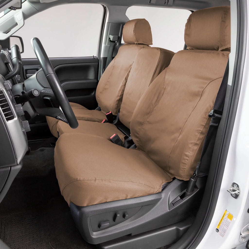 Seat Fit 2013-2014 F150 SUPER CAB, Models Custom for Cover F150 Row select: Covercraft SeatSaver - Front Select Fits (Tan) 2011-2012 Polycotton F-150