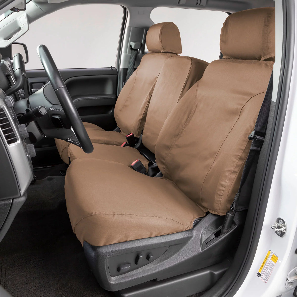 Seat Fit 2013-2014 F150 SUPER CAB, Models Custom for Cover F150 Row select: Covercraft SeatSaver - Front Select Fits (Tan) 2011-2012 Polycotton F-150