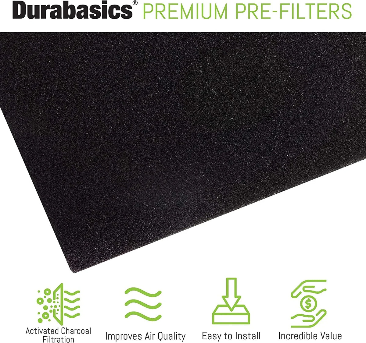HPA300 Pre-Filters Filter for HRF-AP1-4 Honeywell A, Replacement, Air Prefilter Durabasics Prefilter Honeywell Pack A, Honeywell Filters, Filter Honeywell Replacement for Honeywell Pre Purifier,