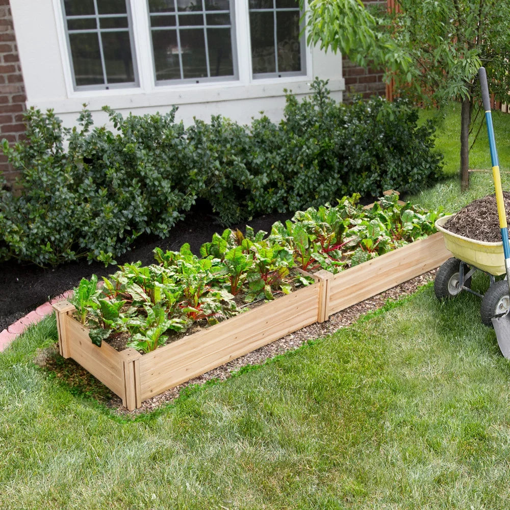Patio Planter Alden Design Yard for Raised Bed Garden Box Greenhouse Wooden