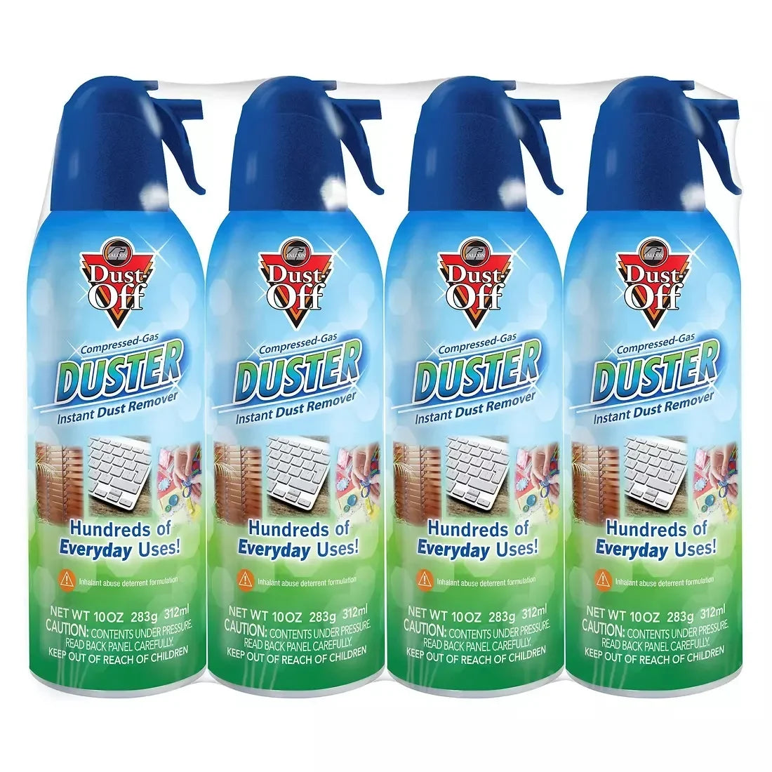 Instant Compressed Dust-Off Gas pk./10 oz. Duster 4 Remover, Dust