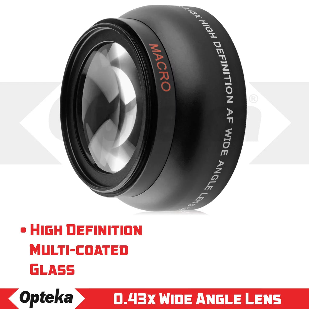 T3, w/ Macro Panoramic SL1 Mark T3i, Wide / & 60D, 7D, Opteka T4i, T5, Fisheye 77D, T6s, T6i, Lens & 80D, Digital Canon T5i, 50mm T7i, II, T6, SLR 18-55mm Cameras 0.43x 7D for SL2 Angle 70D,