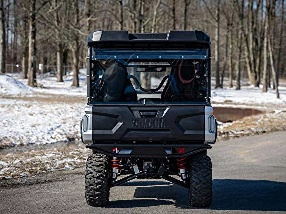 Tinted of UTV Yamaha Windshield Stronger Rear Made|RWS-Y-WV-X4-76 for Than X4|Made and Acrylic|USA Glass SuperATV Stronger 1/4? 2018+ Than Wolverine 25x Lightly Polycarbonate|250x