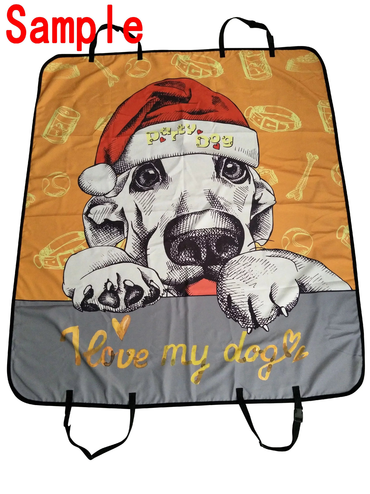 Mat For Mat and SUV Trucks Dog Seat 54x60 Cargo christmas Trunk Santa Pet Cover Claus Mat GCKG the Seat Car inches Hammock Merry Cars Dreamlike Car