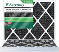Odor Carbon MERV Air Filterbuy Activated (4-Pack) HVAC 20x24x1 Furnace Filters Eliminator Pleated with 8 AC
