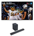 Wireless OLED (2023) with Inch TV UHD Subwoofer Soundbar Smart with OLED55C3PUA 4K Atmos 3.1.3ch LG Dolby a 55 with Atmos and evo SC9 Dolby LG