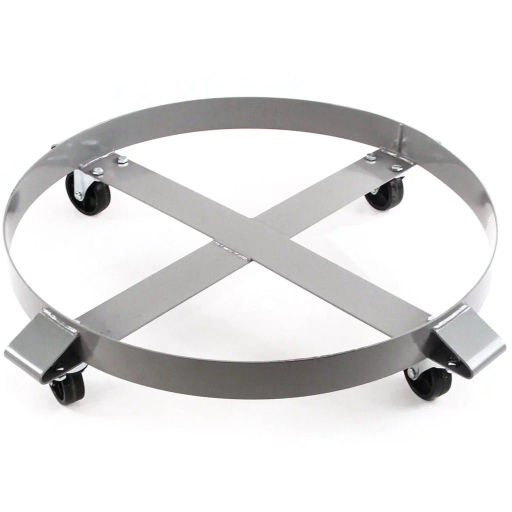 Heavy 2 Dolly Dollies Capacity 55 Drum Tipping Red Hand Non Gallon Frame 1000 Swivel Duty - Auto Truck Hound Casters Wheel Steel Pound
