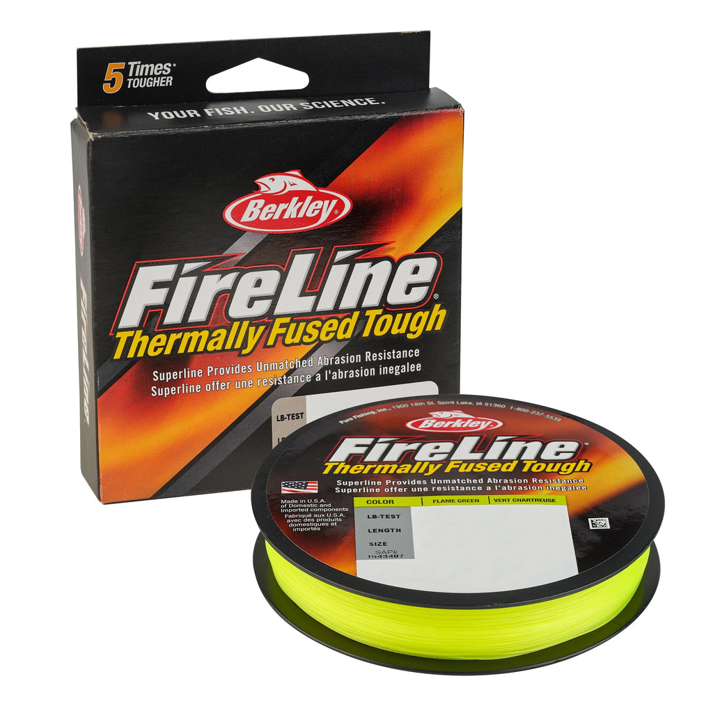 Line Superline, | Flame FireLine® 2.7kg 6lb Green, Fishing Berkley