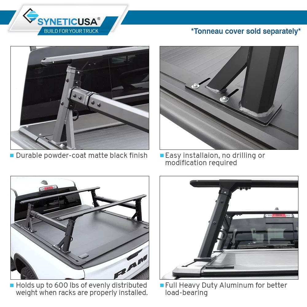Rack Overhaul Bed Syneticusa Heavy HD Truck Adjustable Duty Ladder Height