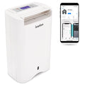 Control Ivation Hose Wifi 19 & Sq/Ft, Pint, Dehumidifier Smartphone W/ Drain 410