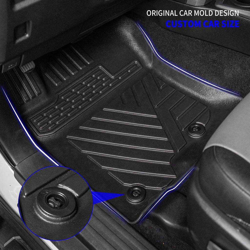 Cargo 4Runner Accessories 7 Floor Cargo Trunk 2013-2023 Mats Mat Seats Mat Liner Fit