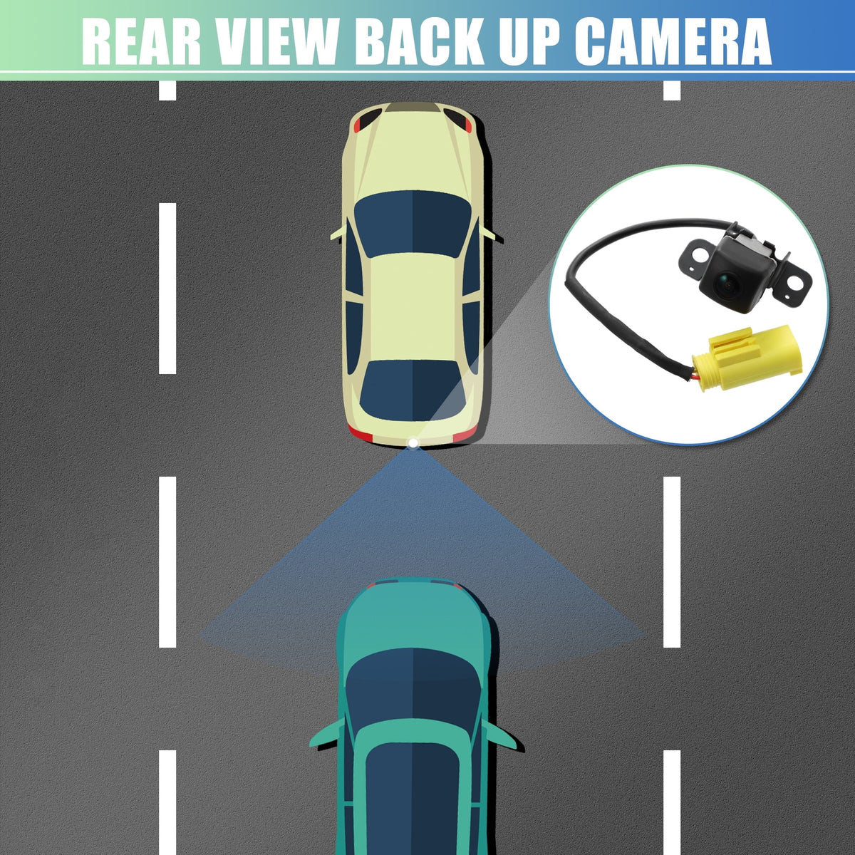 Kia Back Waterproof Up Backup Camera Reverse Rear Car View 95760-2P600 for Sorento 2014-2015 Parking Camera Replace