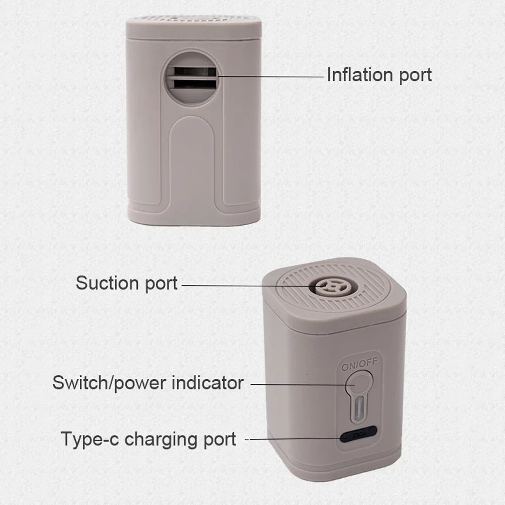 Pump Tickas Cordless Electric exterior and Mattress Inflatable Portable Multifunctional Inflator Dual-use Pump Inflator
