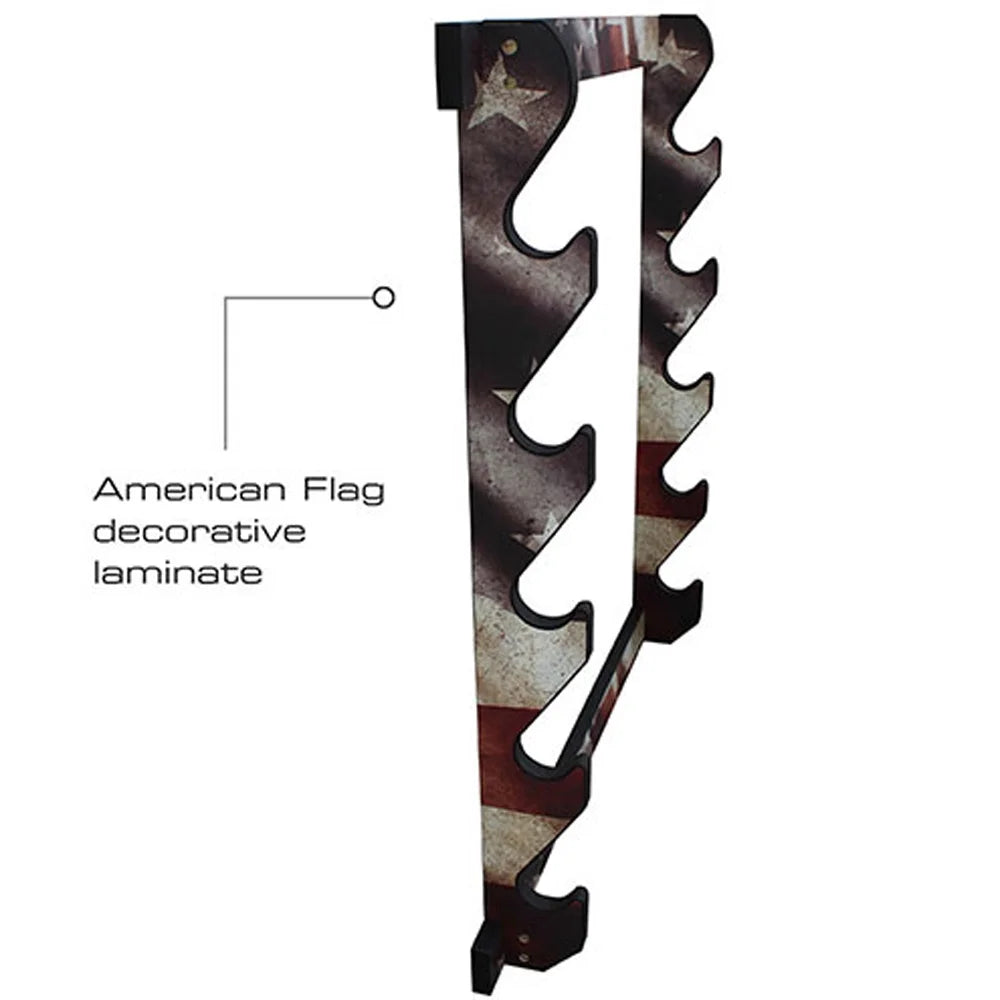 Creek 38-4046 Americana Storage Display Gun 5 Patriotic Creations Rack Rush Wall
