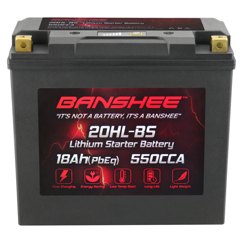 Battery YTX20L-BS with Banshee Sea-Doo 2016 Motorsports to LiFePO4 Compatible 2016 Pro Wake 215