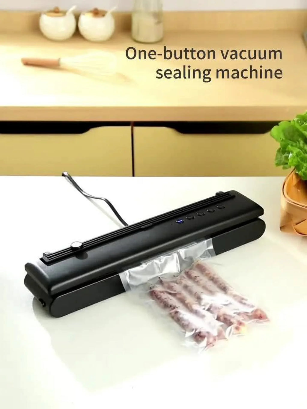 With Automatic Seal Food Storage Saver Vacuum Machine Sealer Bag Preservation